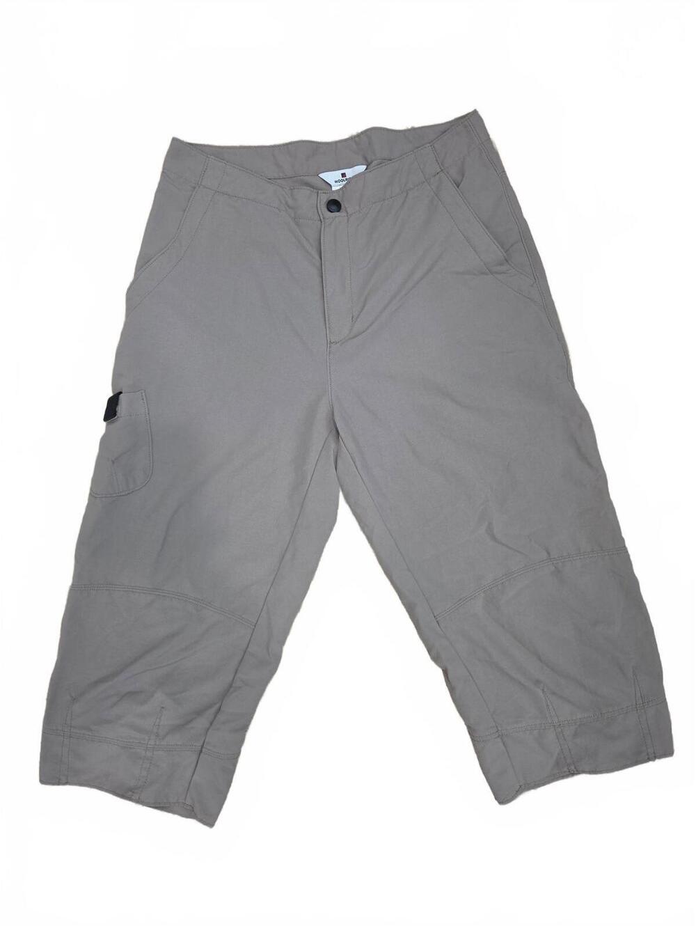 Woolrich Womens Gray Utility Cargo Capri Hiking Pants Style 1202 Shale